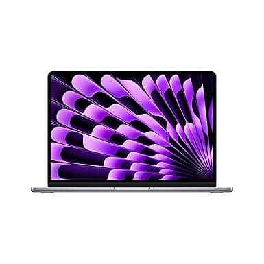 Apple 2024 MacBook Air 13″ Laptop with M3 chip: 34.46 cm (13.6″) Liquid Retina Display, 8GB Unified Memory, 256GB SSD Storage, Backlit Keyboard, 1080p FaceTime HD Camera, Touch ID- Space Grey